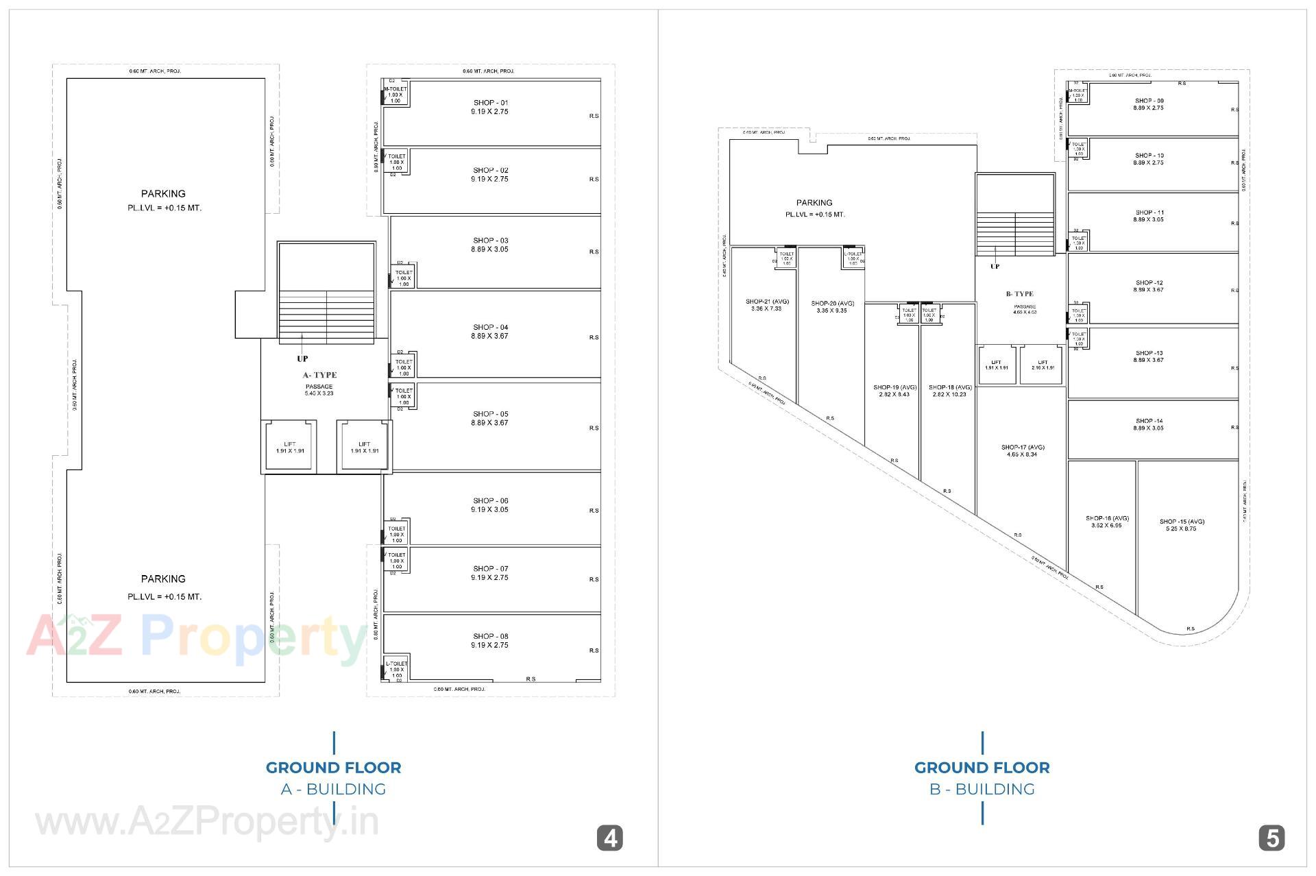Layout of real estate project Sky Elanza located at Parvat, Surat, Gujarat
