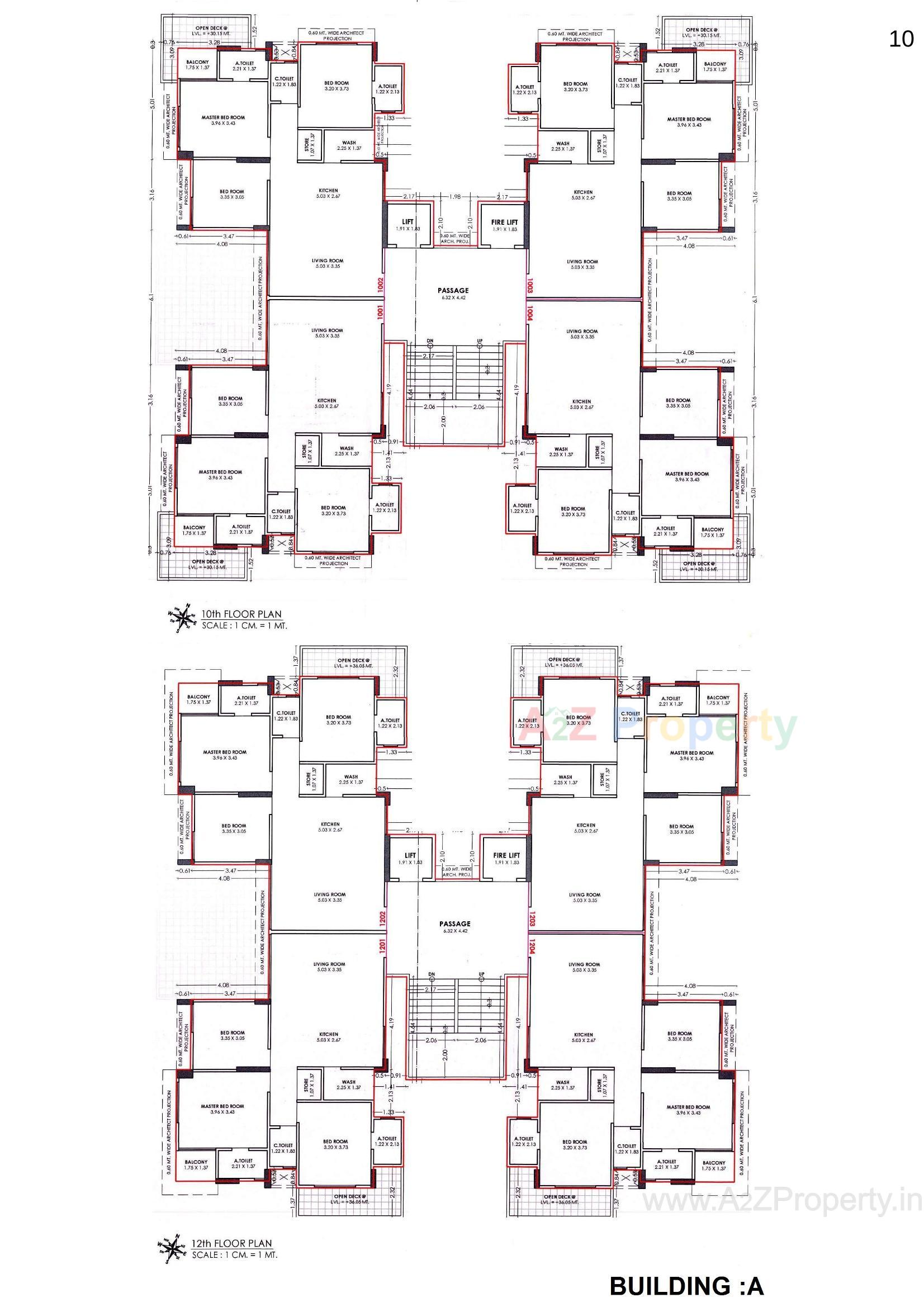 Layout of real estate project Sky Homes located at Ved, Surat, Gujarat