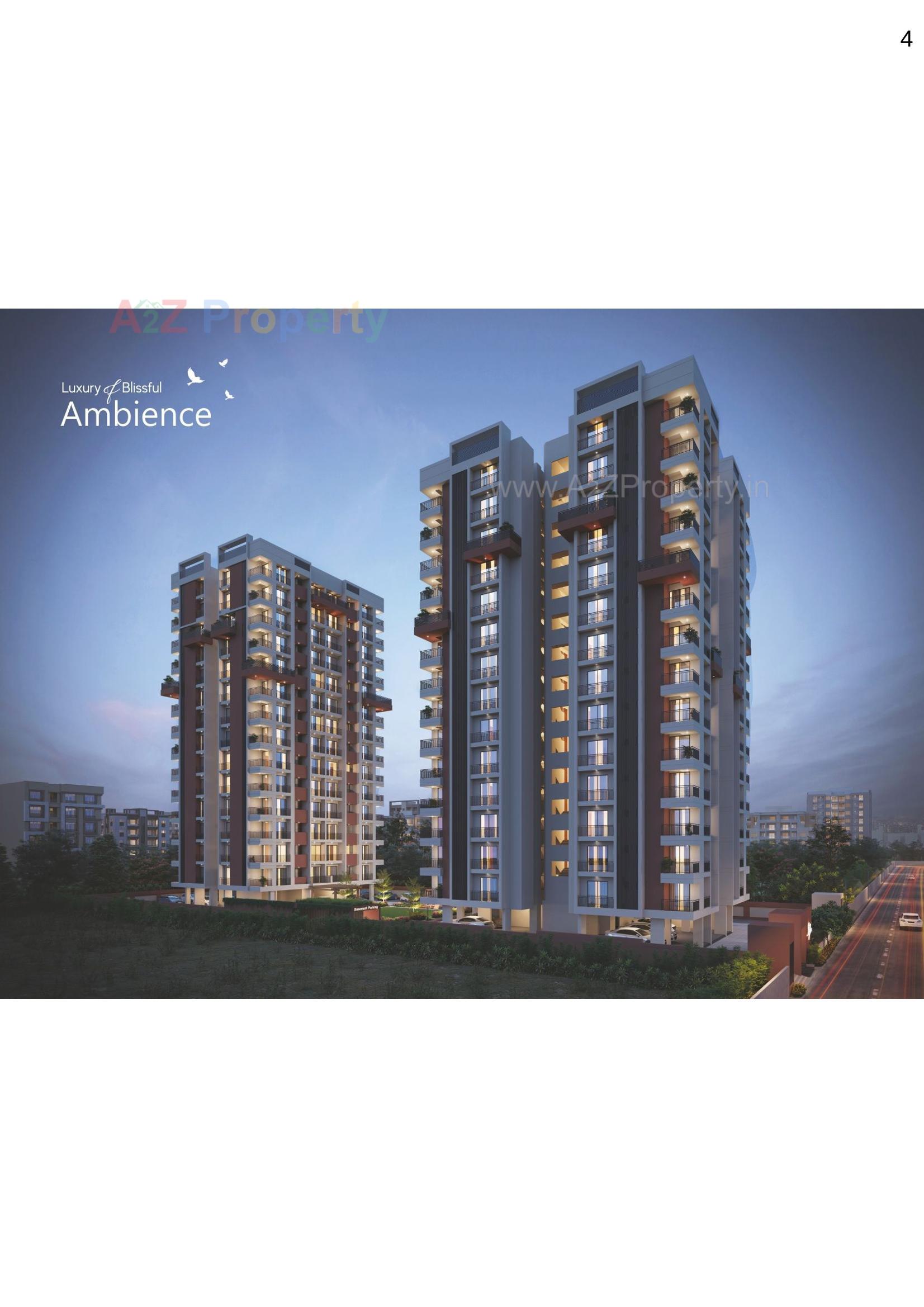 3D Elevation of real estate project Sky Homes located at Ved, Surat, Gujarat