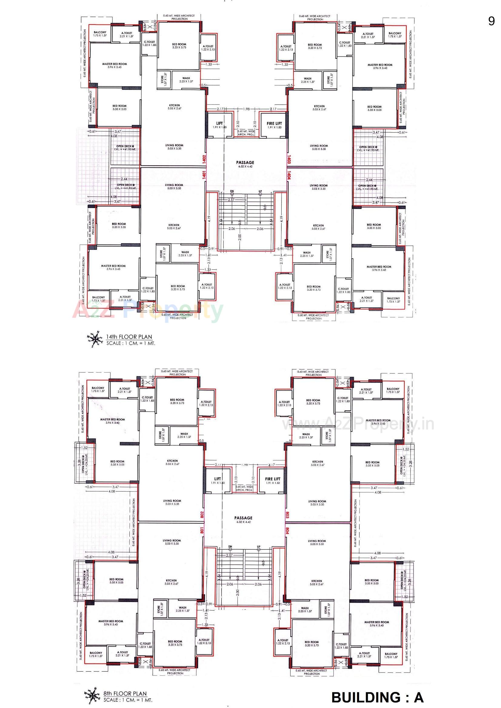 Layout of real estate project Sky Homes located at Ved, Surat, Gujarat