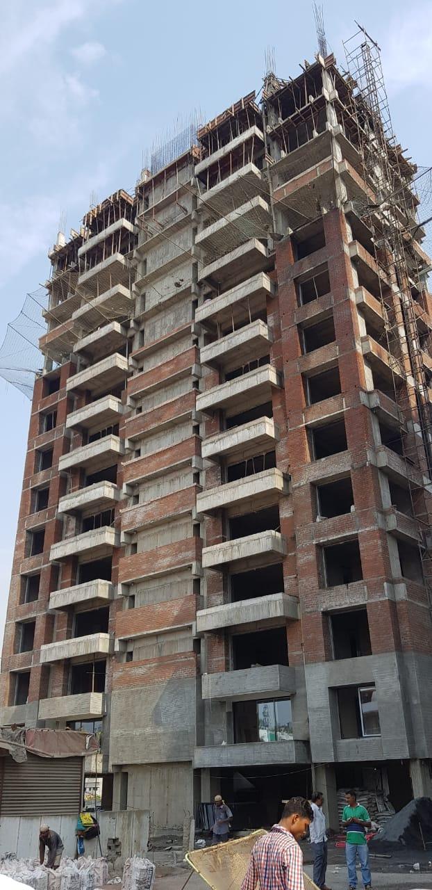 171119_const of real estate project Sky Rise located at Varachha, Surat, Gujarat
