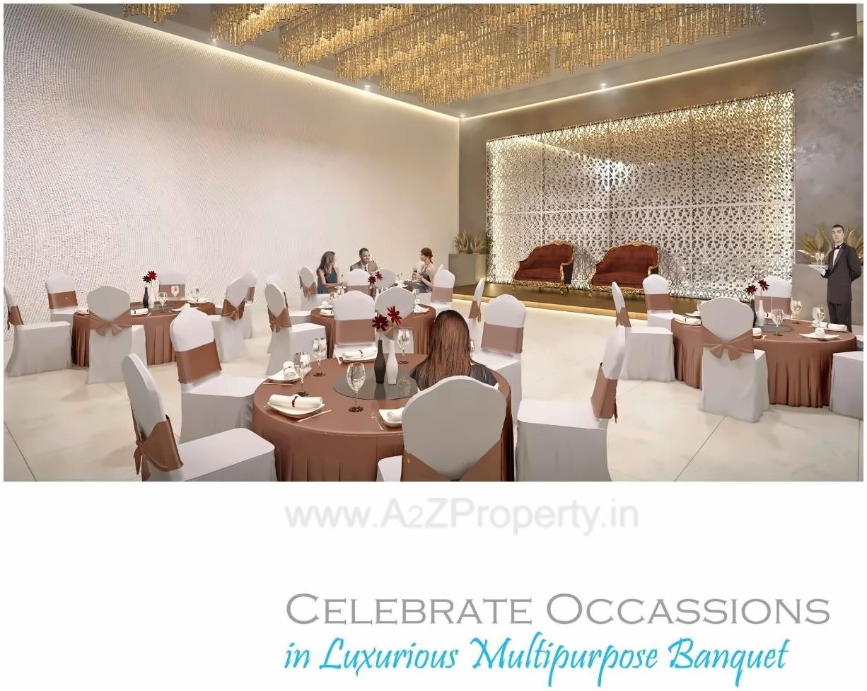 3D Elevation of real estate project Sky Superia located at Althan, Surat, Gujarat