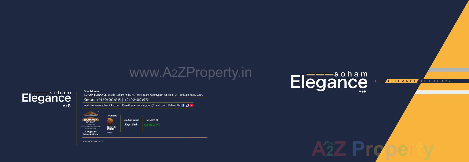  of real estate project Soham Elegance A+b located at Pal, Surat, Gujarat