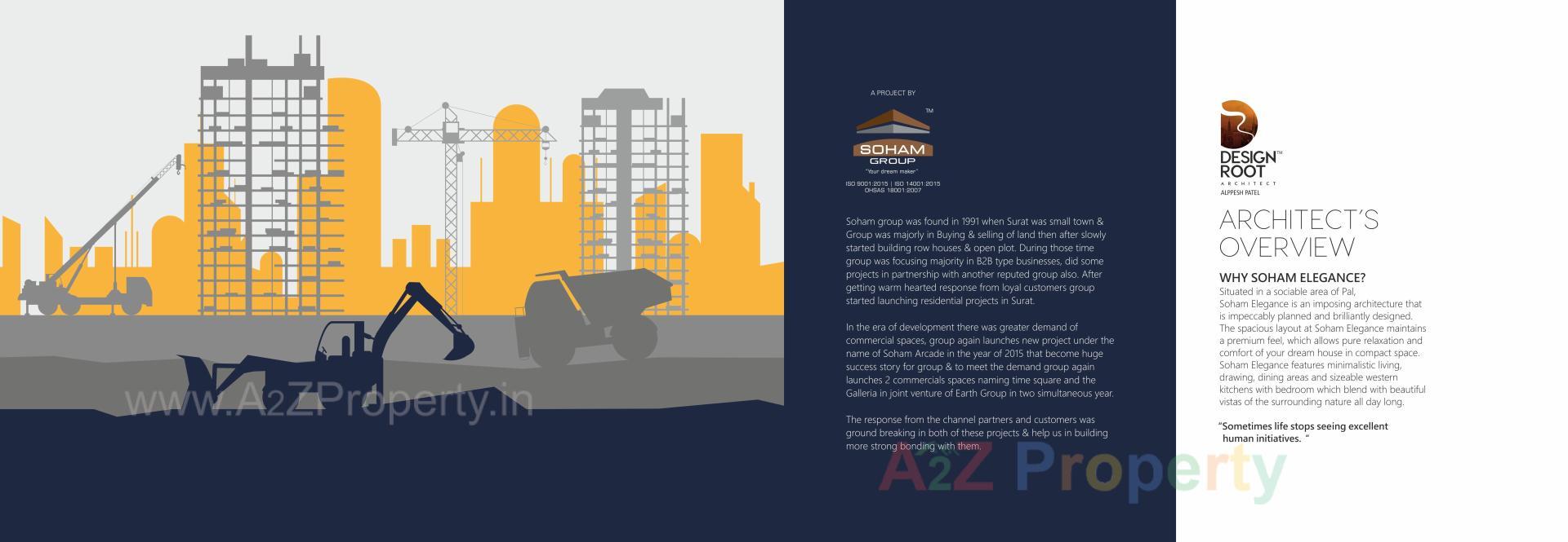  of real estate project Soham Elegance A+b located at Pal, Surat, Gujarat