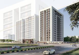 Elevation of real estate project Soham Elegance A+b located at Pal, Surat, Gujarat