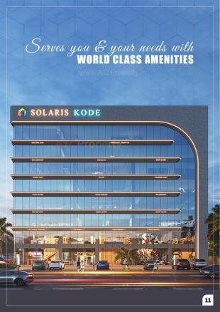 Elevation of real estate project Solaris Kode located at Bharthana-vesu, Surat, Gujarat