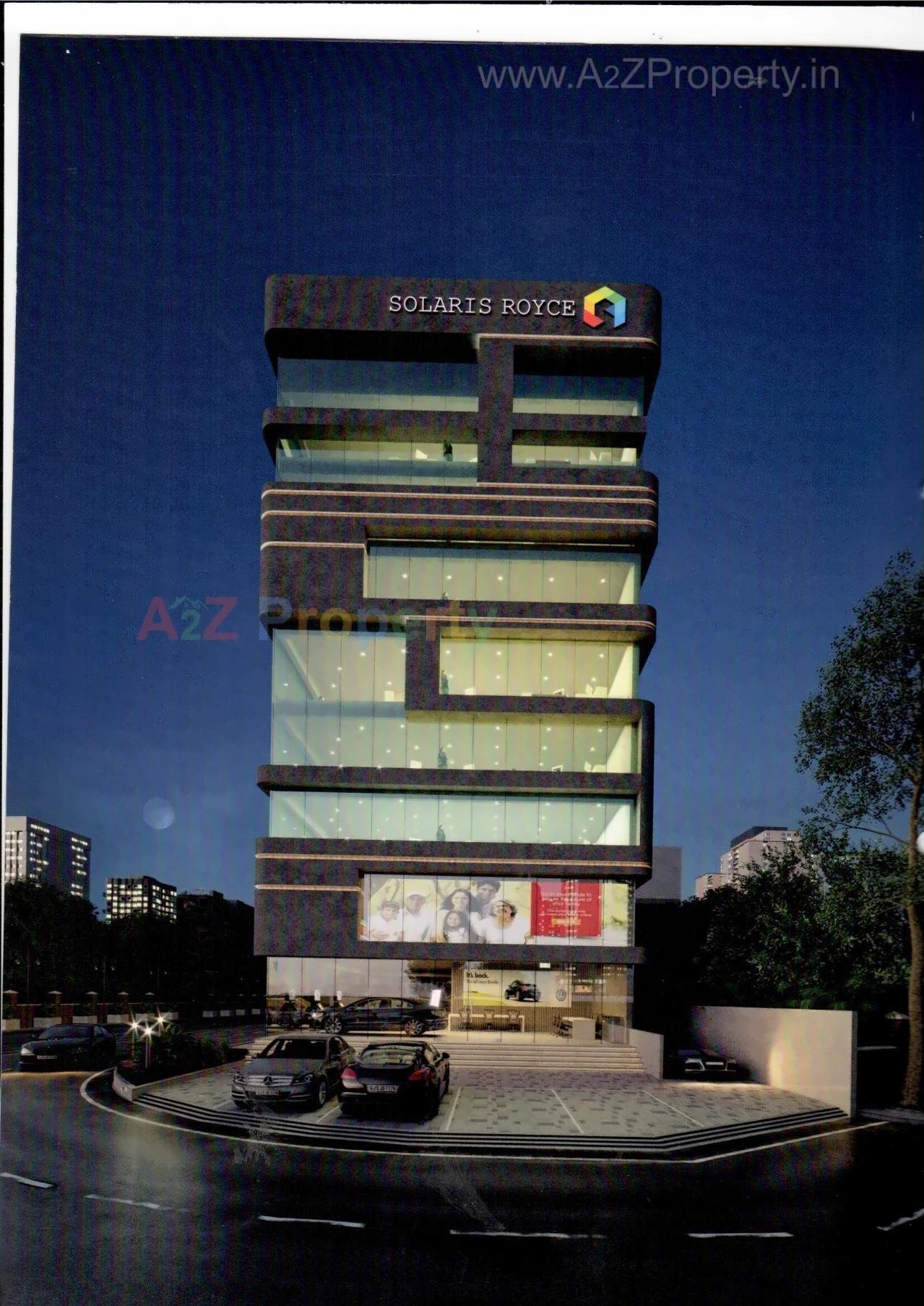 3D Elevation of real estate project Solaris Royce located at Athwa, Surat, Gujarat