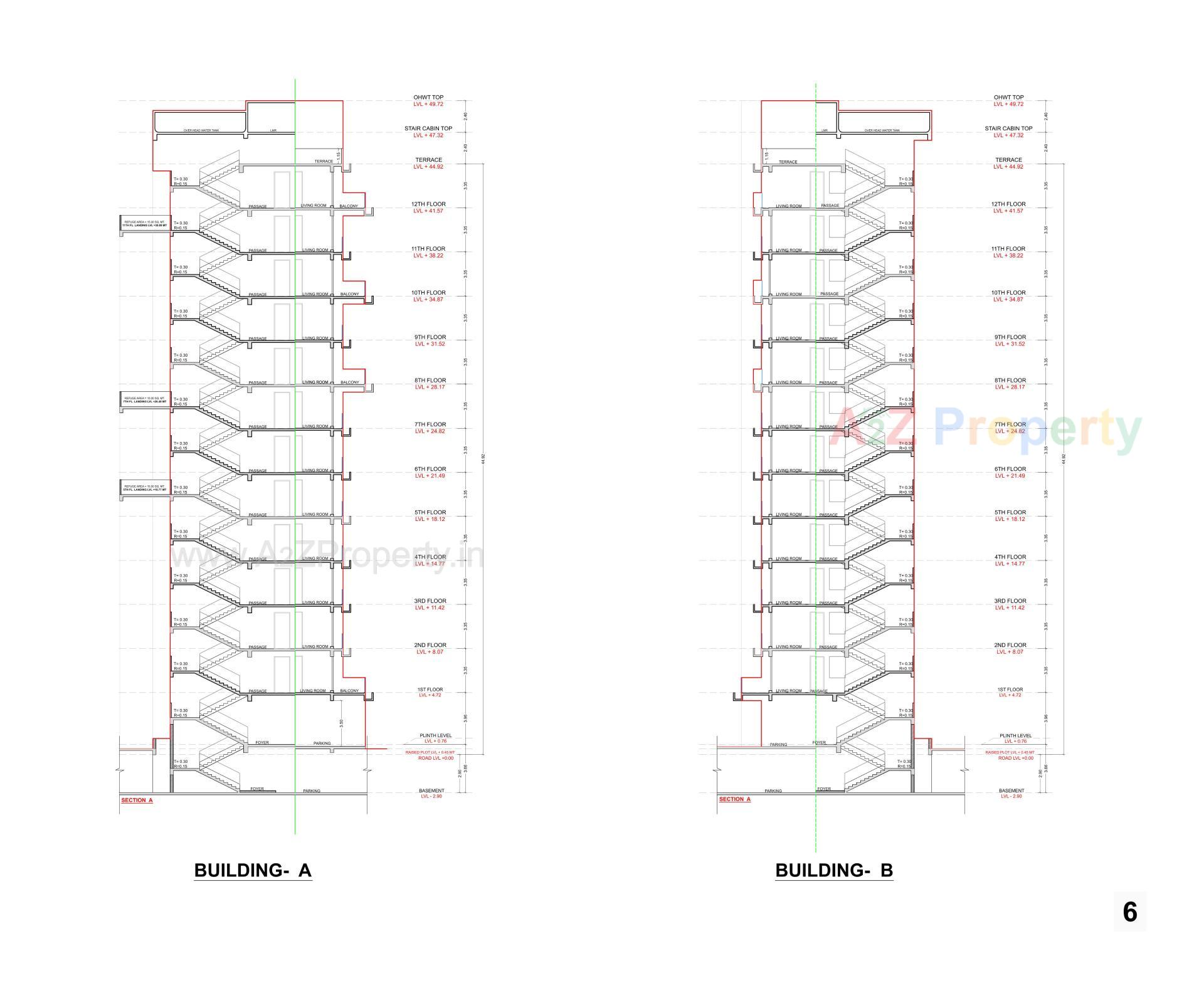 Layout of real estate project Solasta Heights located at Udhana, Surat, Gujarat