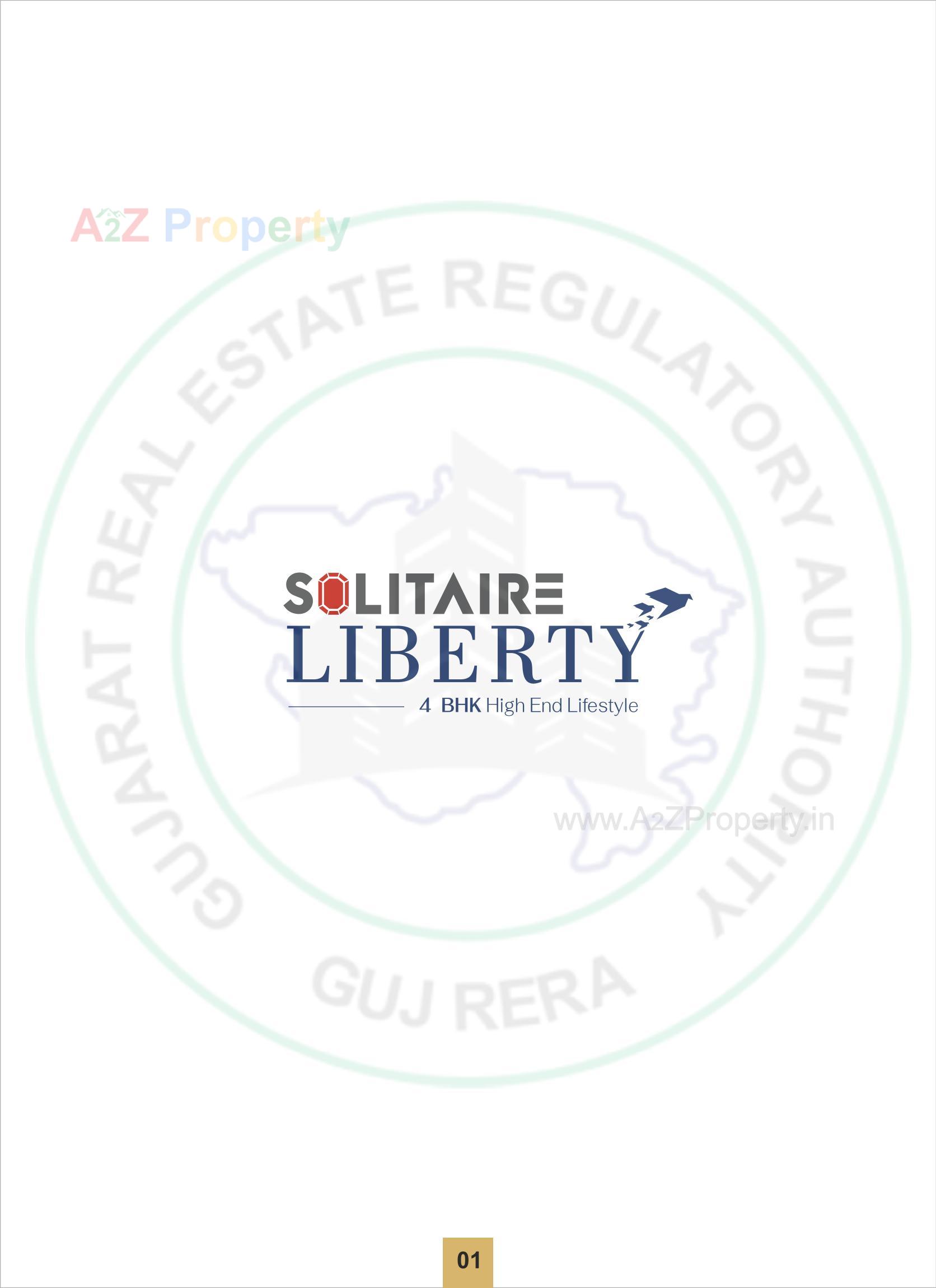  of real estate project Solitaire Liberty located at Abrama, Surat, Gujarat