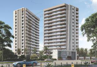 Elevation of real estate project Solitaire Liberty located at Abrama, Surat, Gujarat