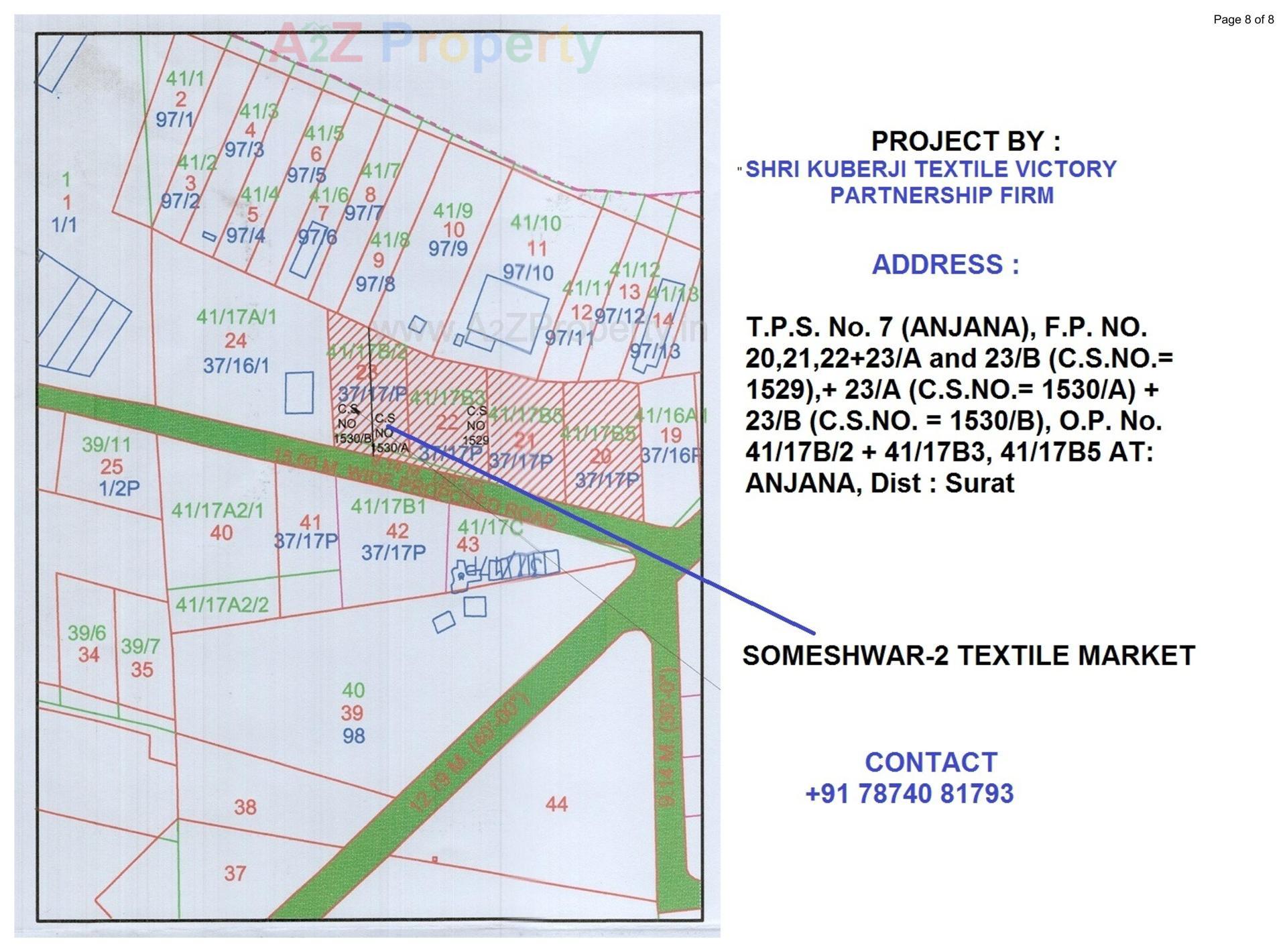  of real estate project Someshwar Textile Market located at Anjana, Surat, Gujarat
