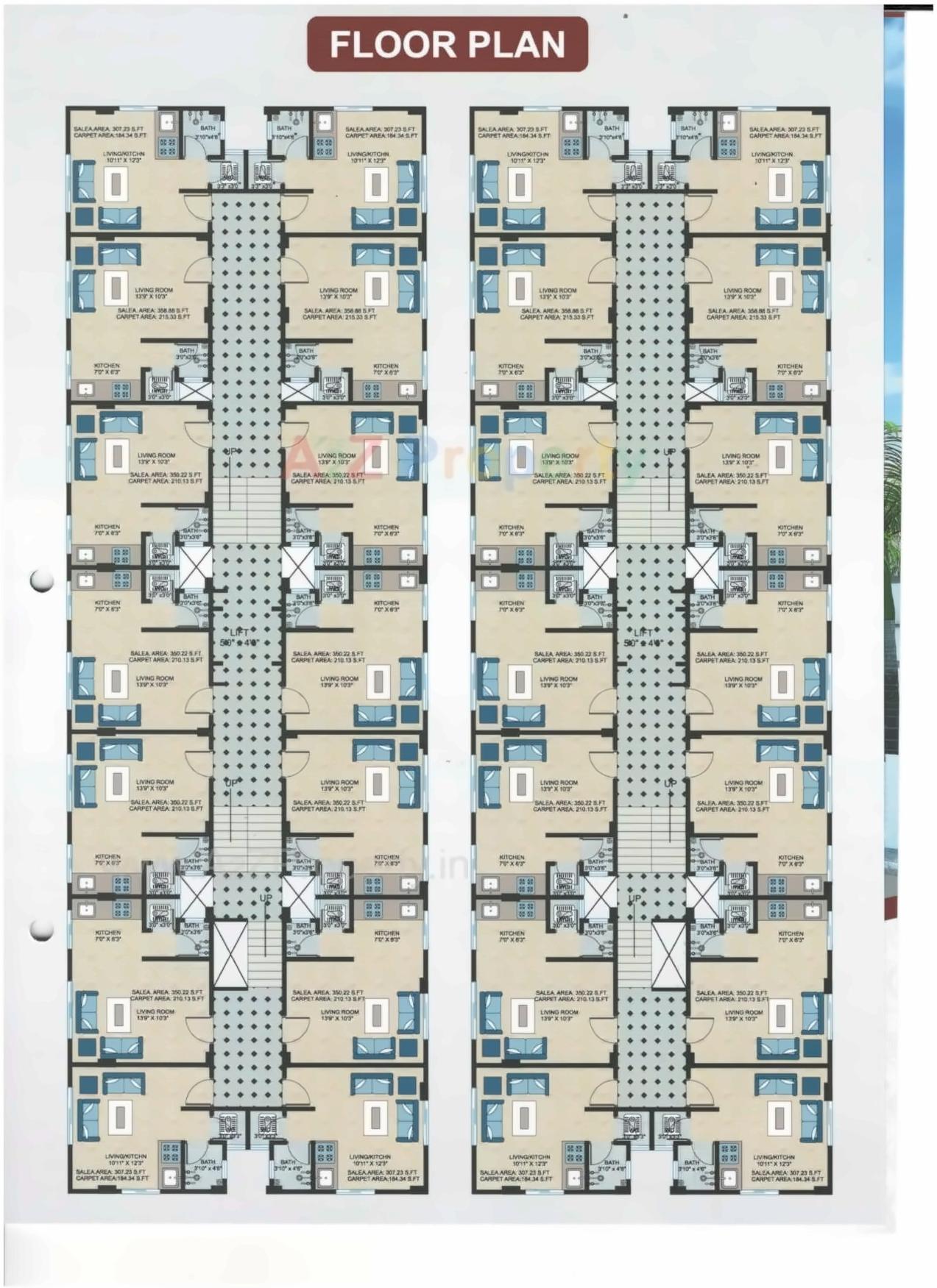  of real estate project Someshwar Residency located at Mora, Surat, Gujarat