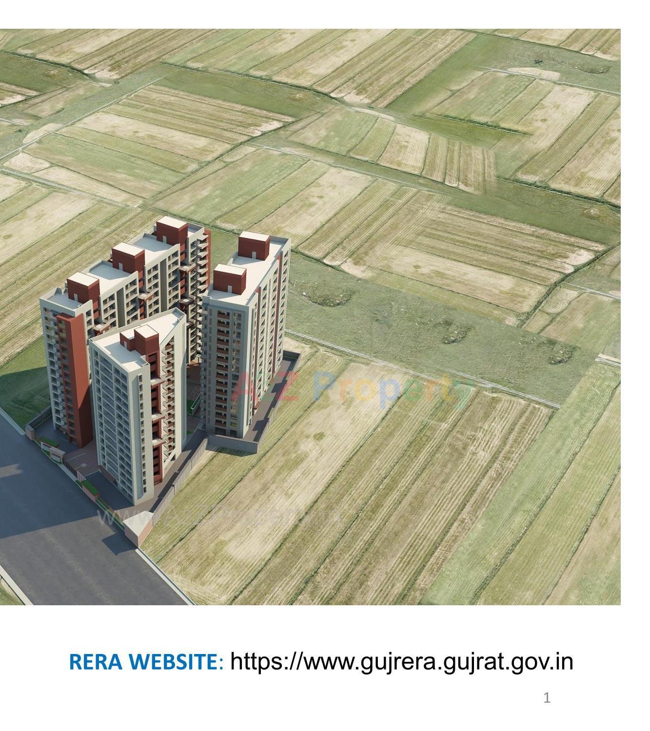 3D Elevation of real estate project Spinoza Enclave located at Althan, Surat, Gujarat