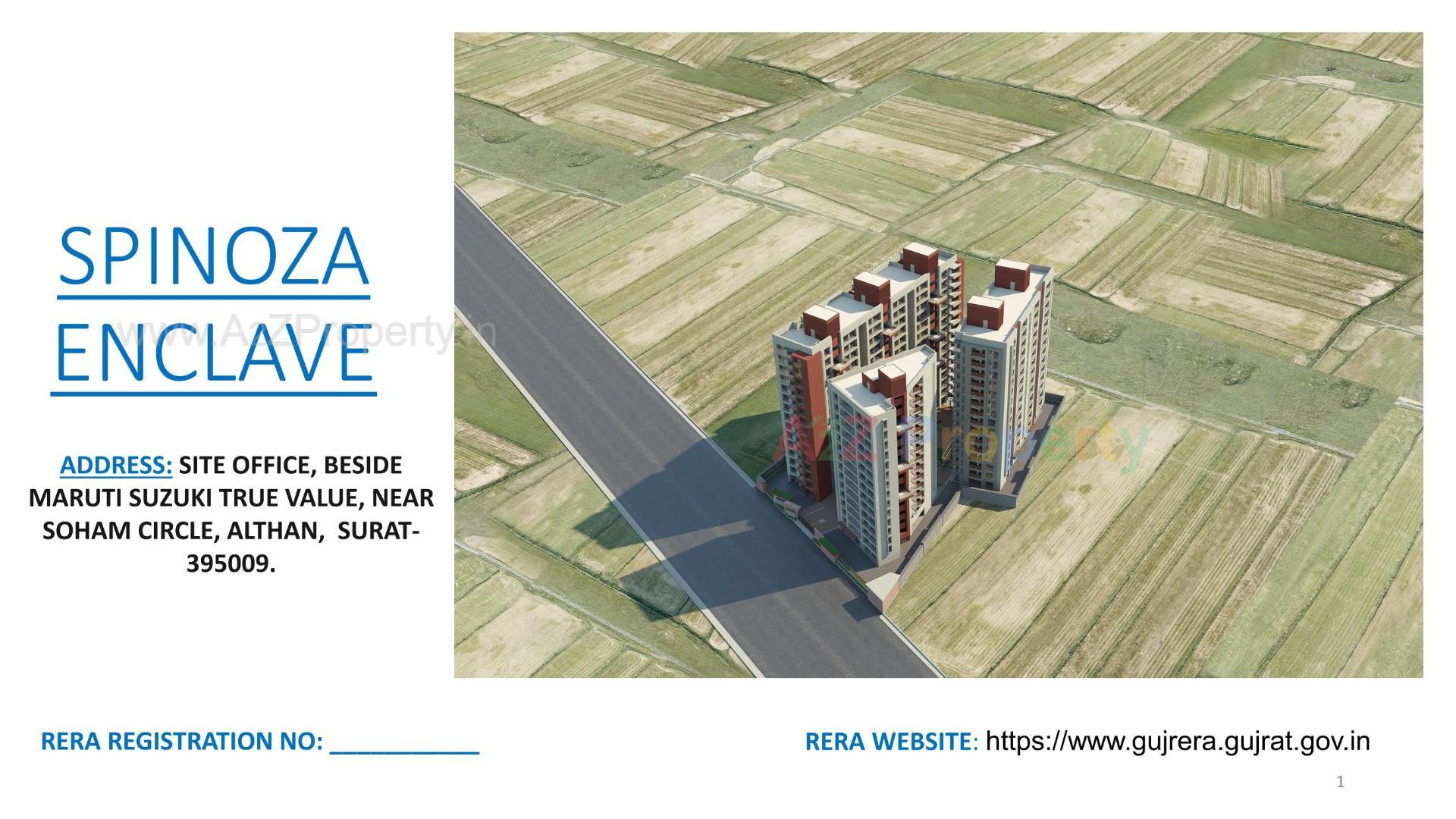  of real estate project Spinoza Enclave located at Althan, Surat, Gujarat