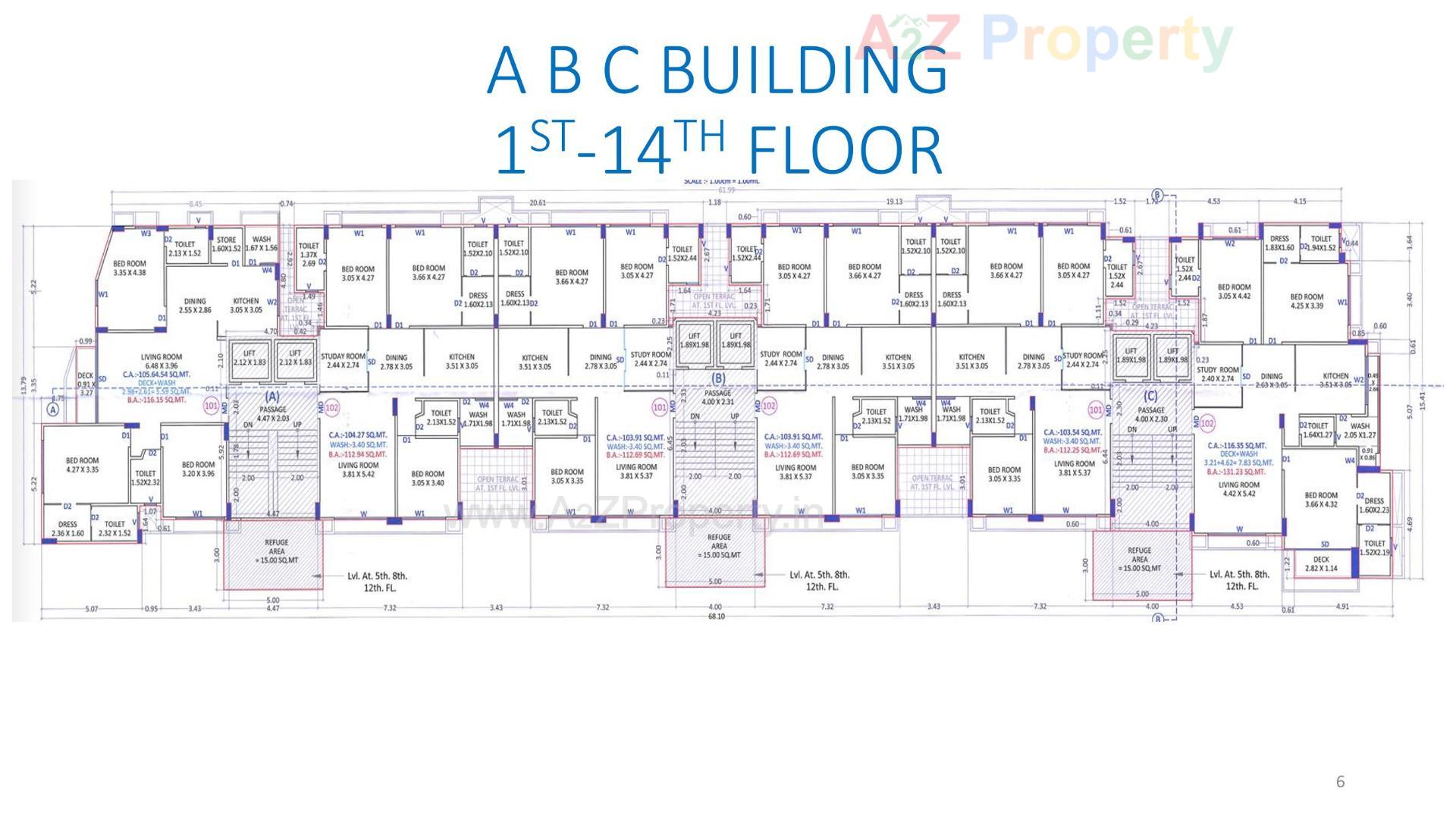 Layout of real estate project Spinoza Enclave located at Althan, Surat, Gujarat