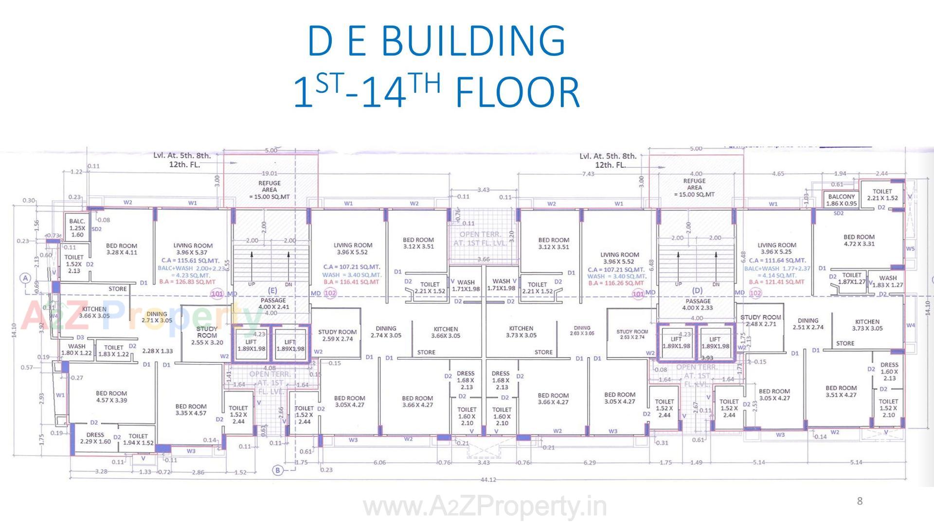 Layout of real estate project Spinoza Enclave located at Althan, Surat, Gujarat