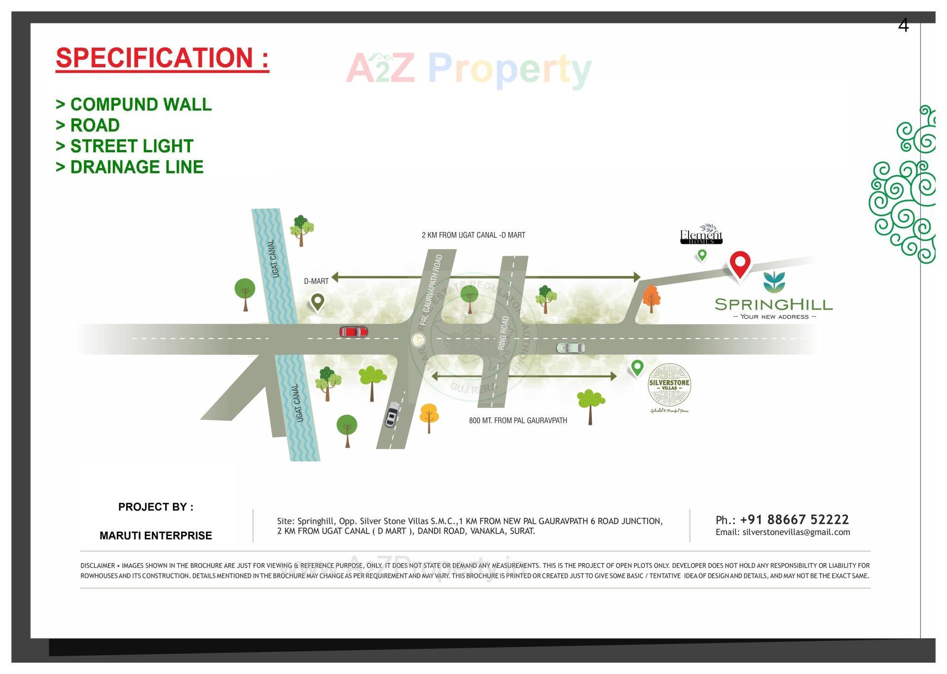  of real estate project Springhill located at Chichi, Surat, Gujarat