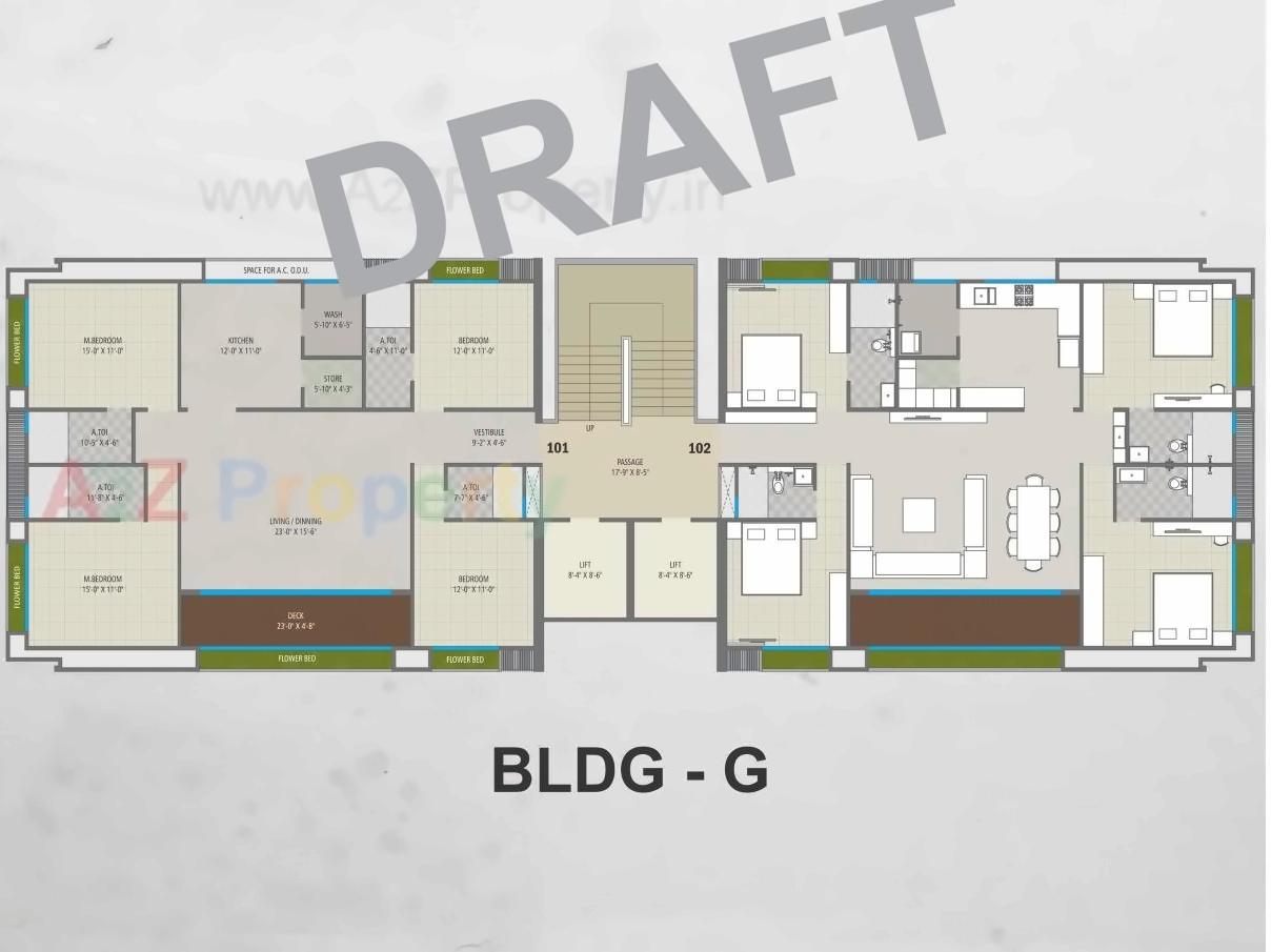 Layout of real estate project Star Smart City located at Mo, Surat, Gujarat