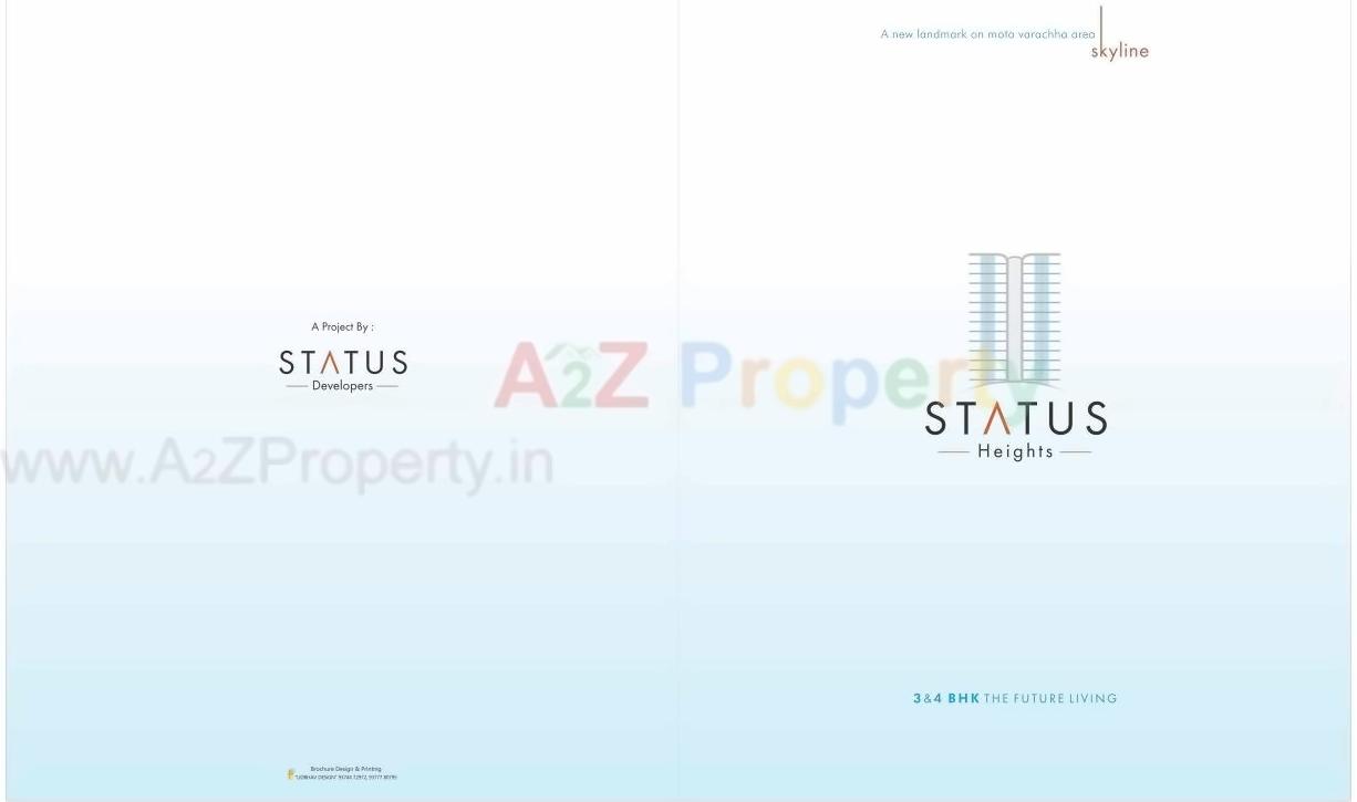  of real estate project Status Heights located at Motavarachha, Surat, Gujarat