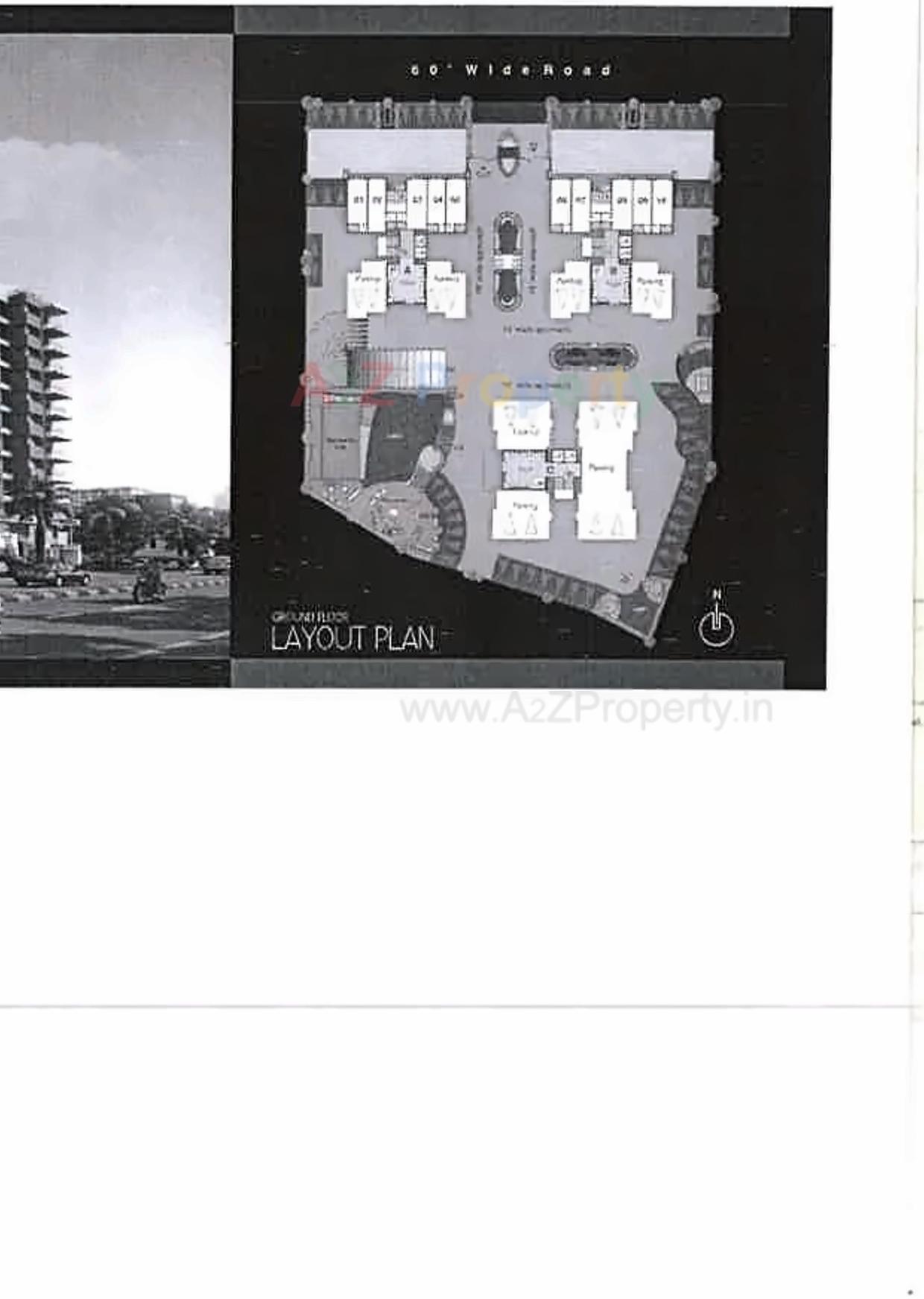 Layout of real estate project Stylome Heights located at Parvat, Surat, Gujarat