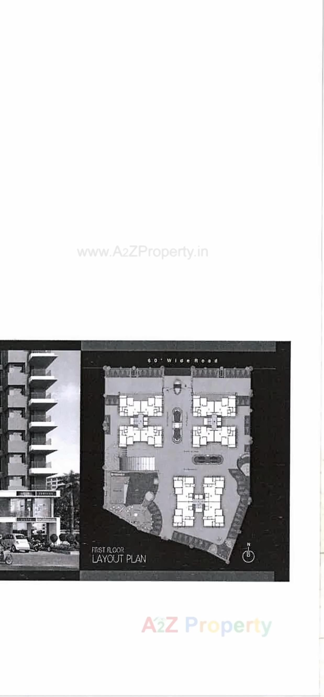 Layout of real estate project Stylome Heights located at Parvat, Surat, Gujarat