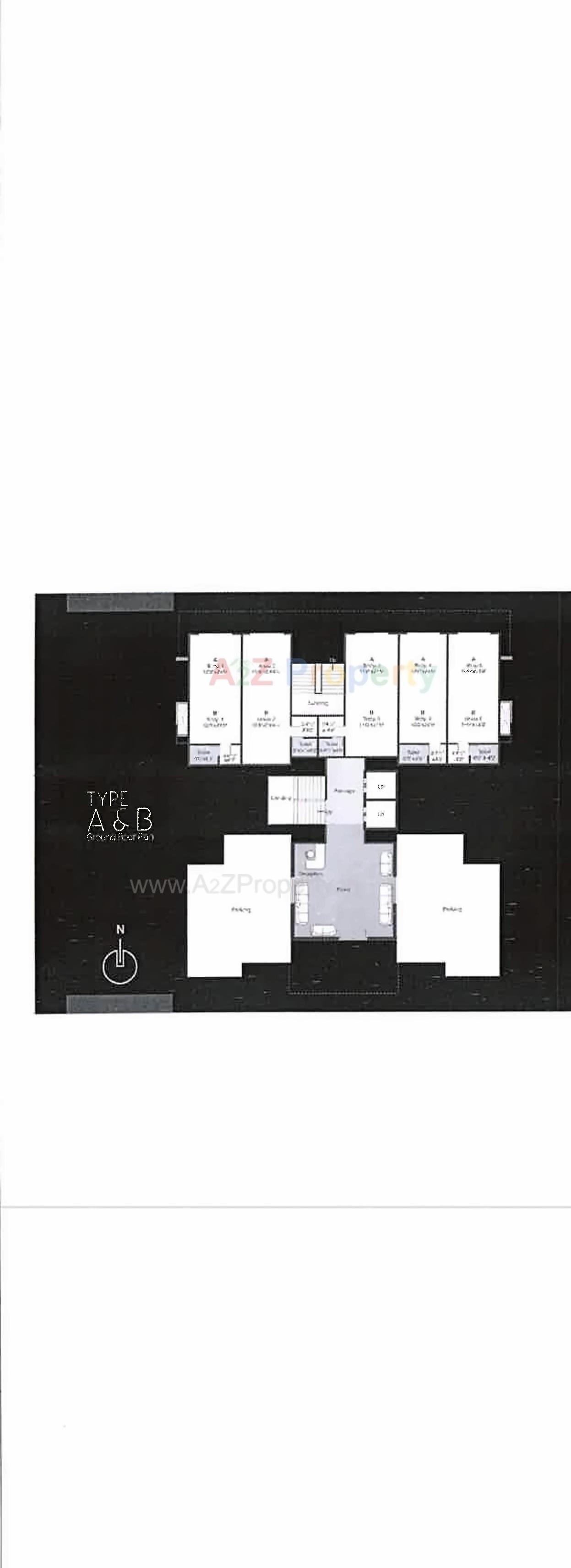 Layout of real estate project Stylome Heights located at Parvat, Surat, Gujarat