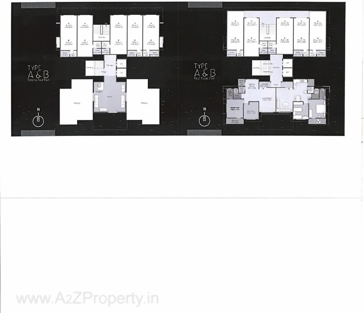 Layout of real estate project Stylome Heights located at Parvat, Surat, Gujarat
