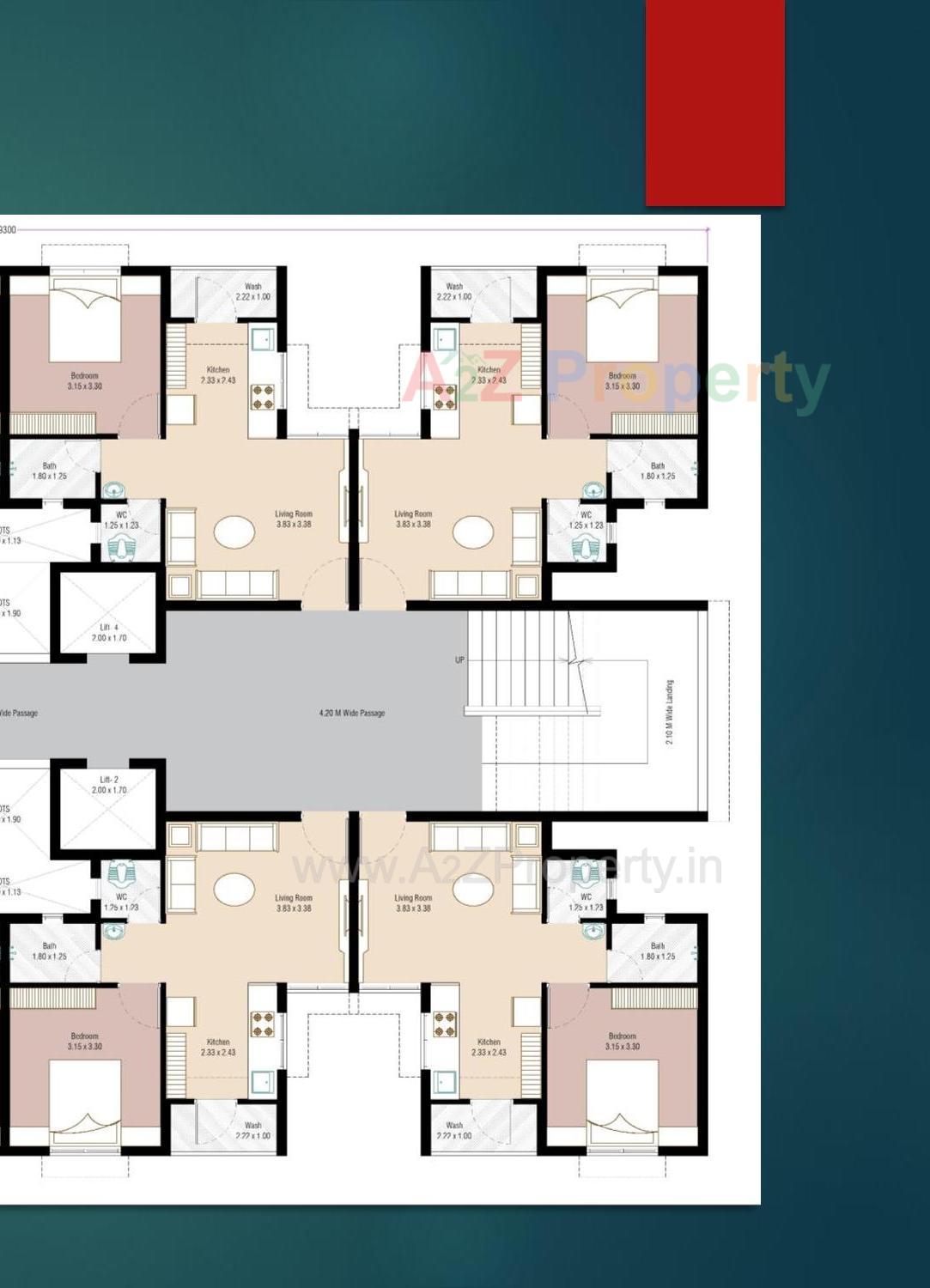 Layout of real estate project Suda Ews At F P  101 T P   45 (navagam Vav)(pmay Ahp) located at Navagam, Surat, Gujarat
