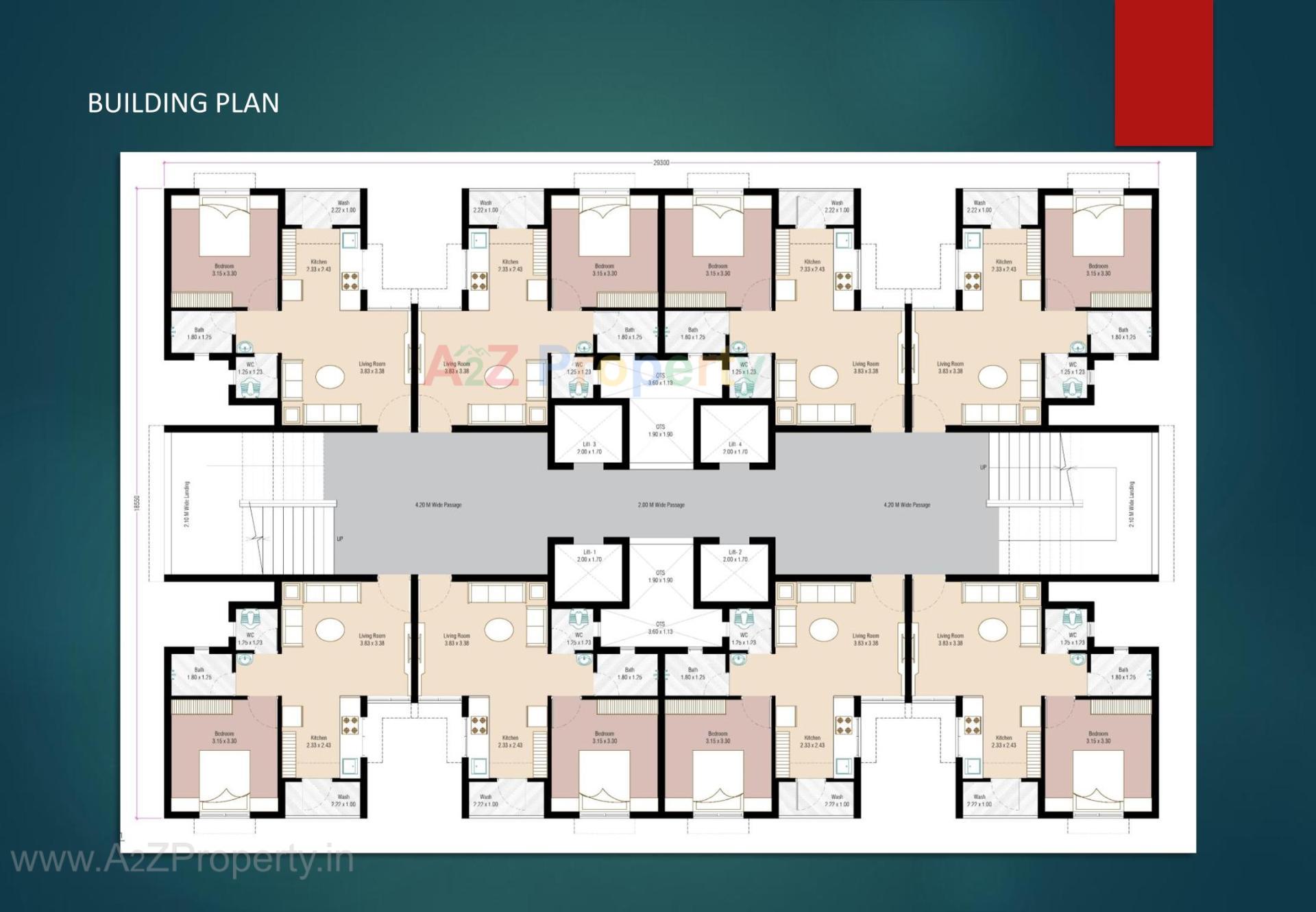 Layout of real estate project Suda Ews At F P  101 T P   45 (navagam Vav)(pmay Ahp) located at Navagam, Surat, Gujarat