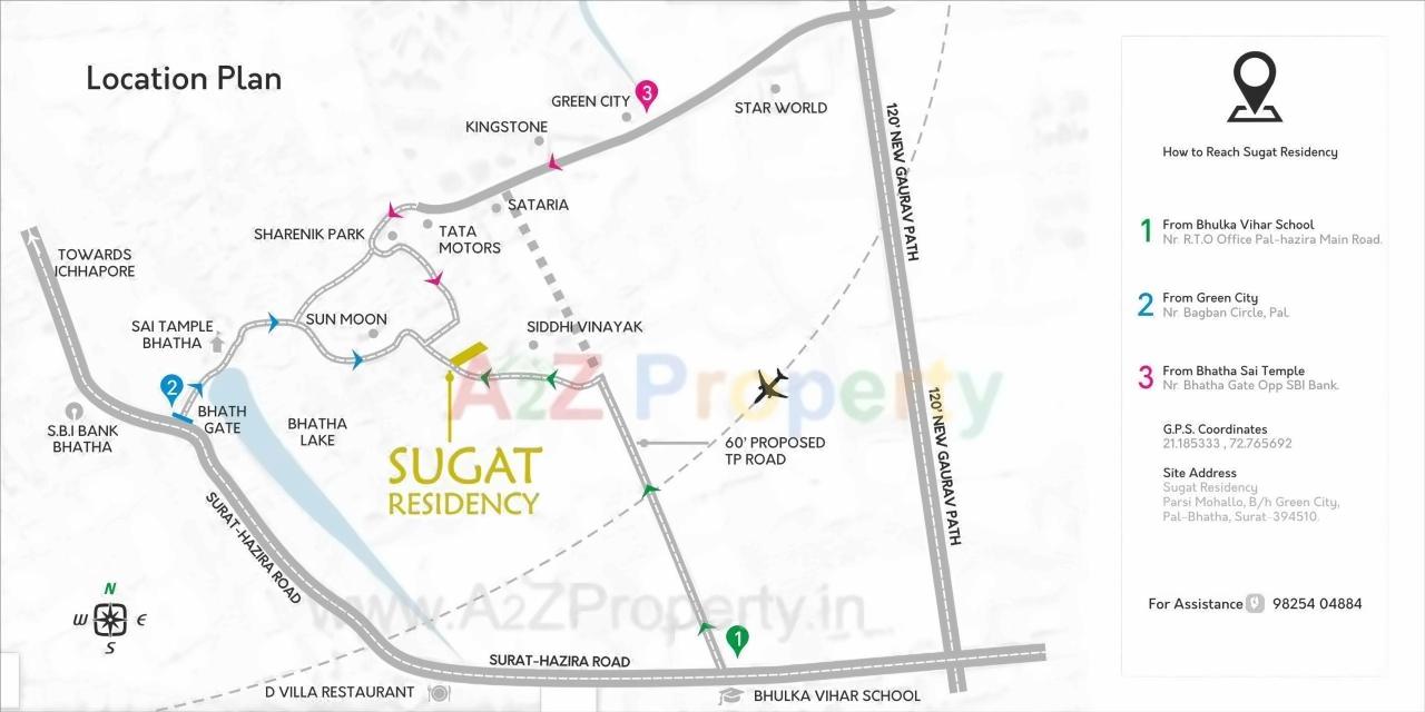  of real estate project Sugat Residency located at Bhatha, Surat, Gujarat