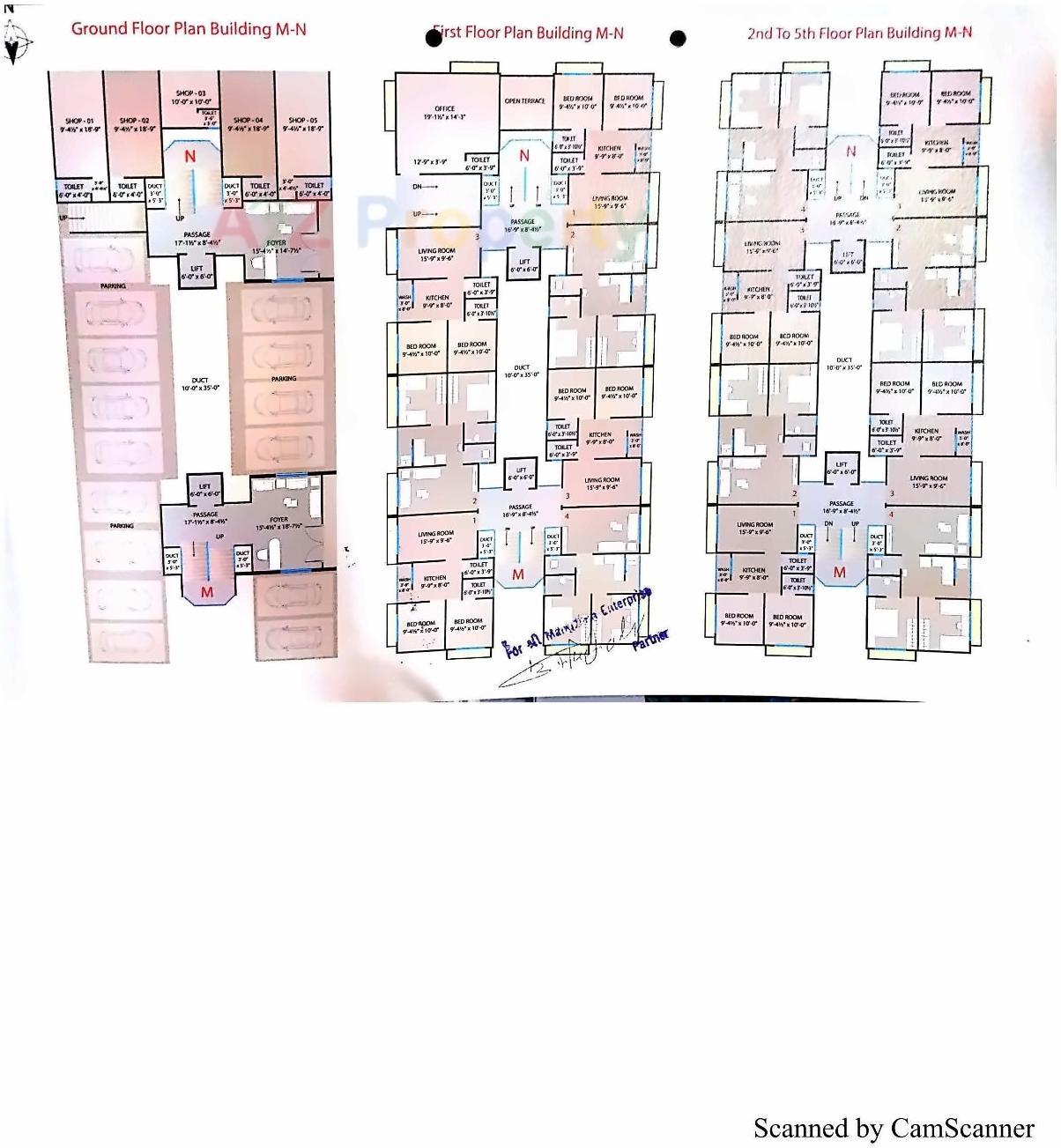 Layout of real estate project Sumukh Residency located at Dindoli, Surat, Gujarat