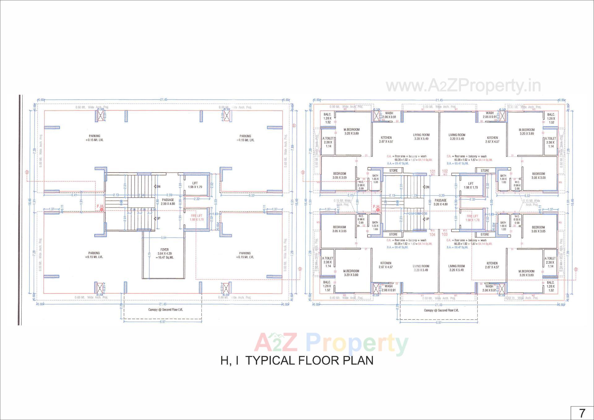 Layout of real estate project Sun Shantam located at Variyav, Surat, Gujarat