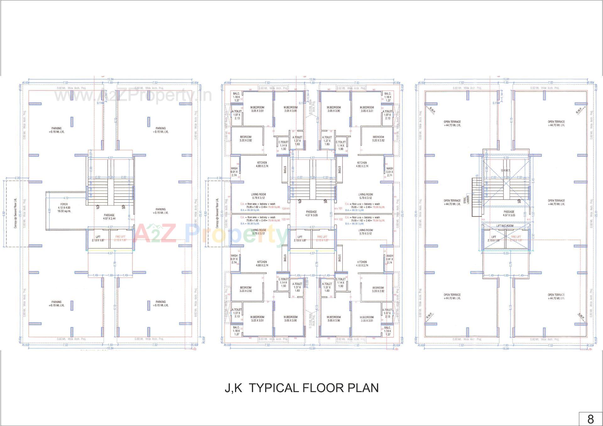 Layout of real estate project Sun Shantam located at Variyav, Surat, Gujarat