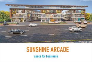 Elevation of real estate project Sun Shine Arcade located at Mandvi, Surat, Gujarat