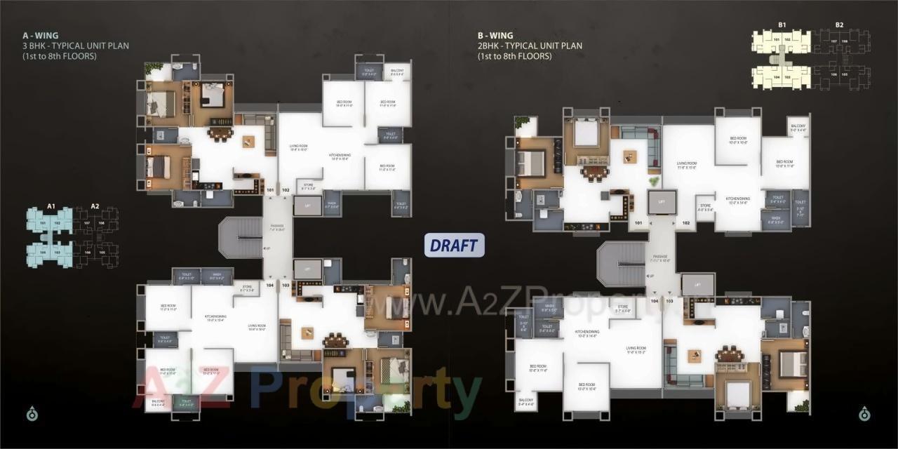 Layout of real estate project Sundaram Status located at Surat, Surat, Gujarat