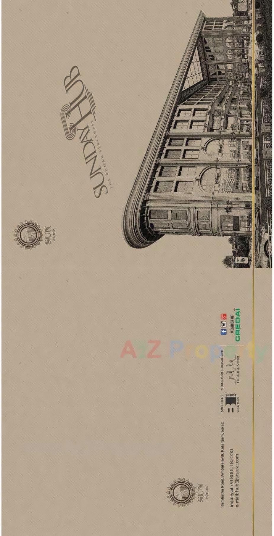  of real estate project Sunday Hub located at Surat, Surat, Gujarat