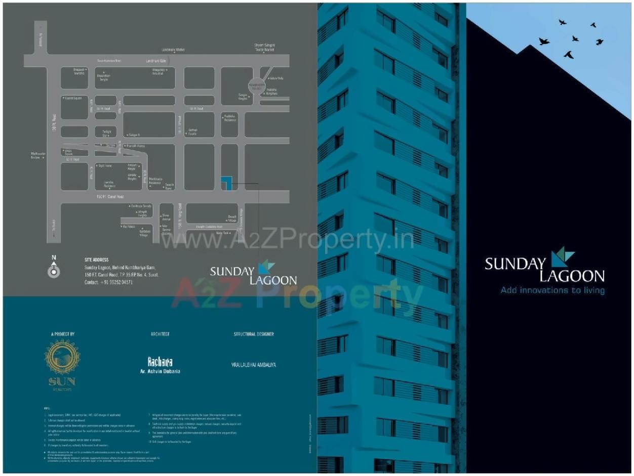  of real estate project Sunday Lagoon located at Devadh, Surat, Gujarat