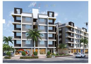 Elevation of real estate project Sunday Residancy located at Kosad, Surat, Gujarat