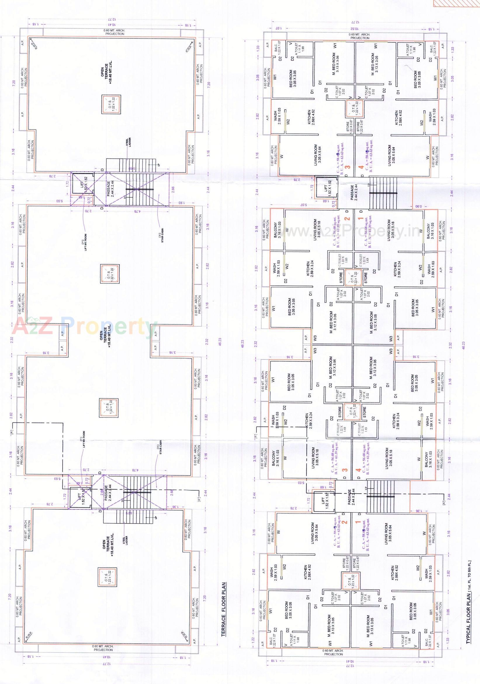 Layout of real estate project Sunday Residancy located at Kosad, Surat, Gujarat