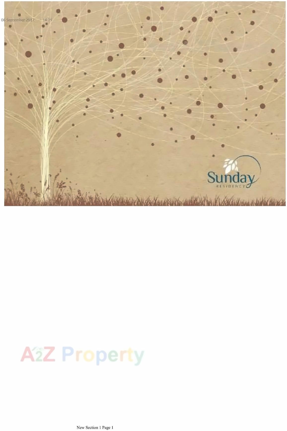  of real estate project Sunday Residency located at Kosad, Surat, Gujarat