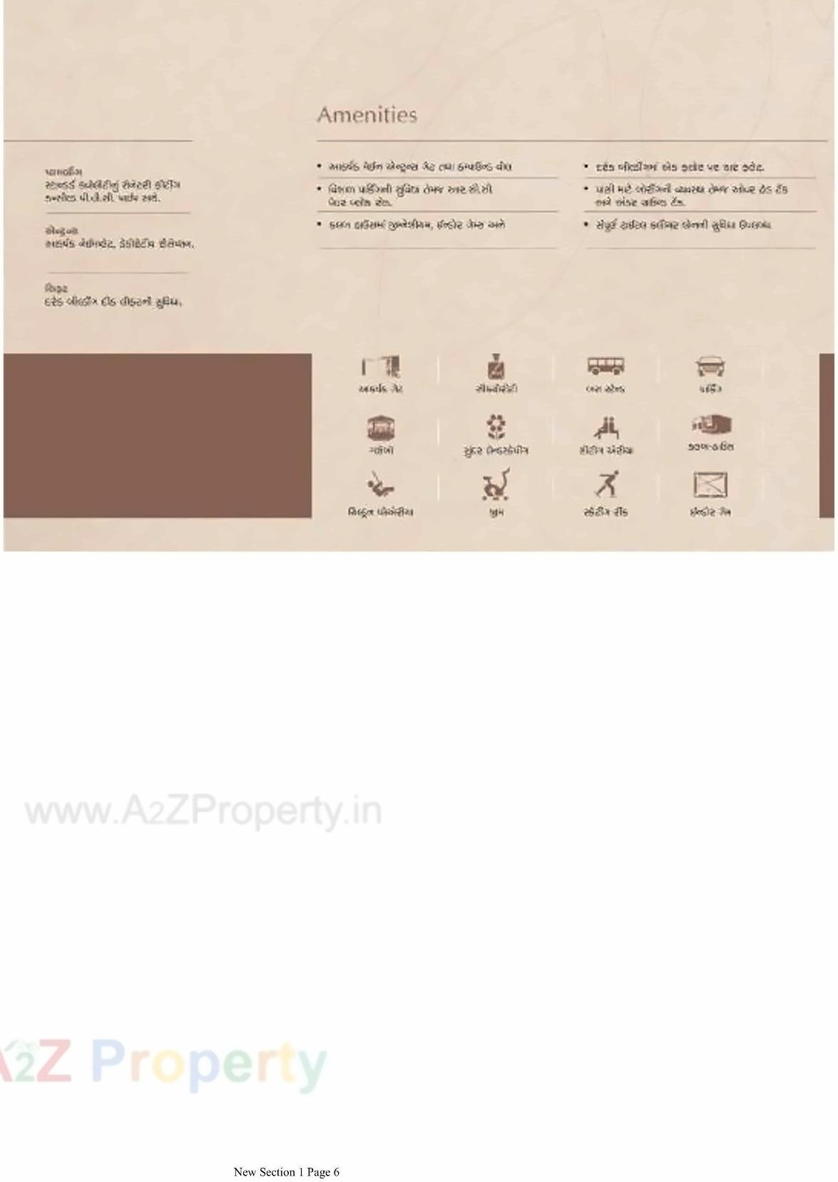  of real estate project Sunday Residency located at Kosad, Surat, Gujarat