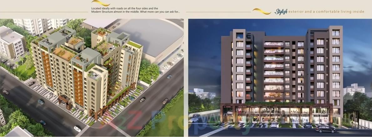 3D Elevation of real estate project Supath Enclave located at Surat, Surat, Gujarat