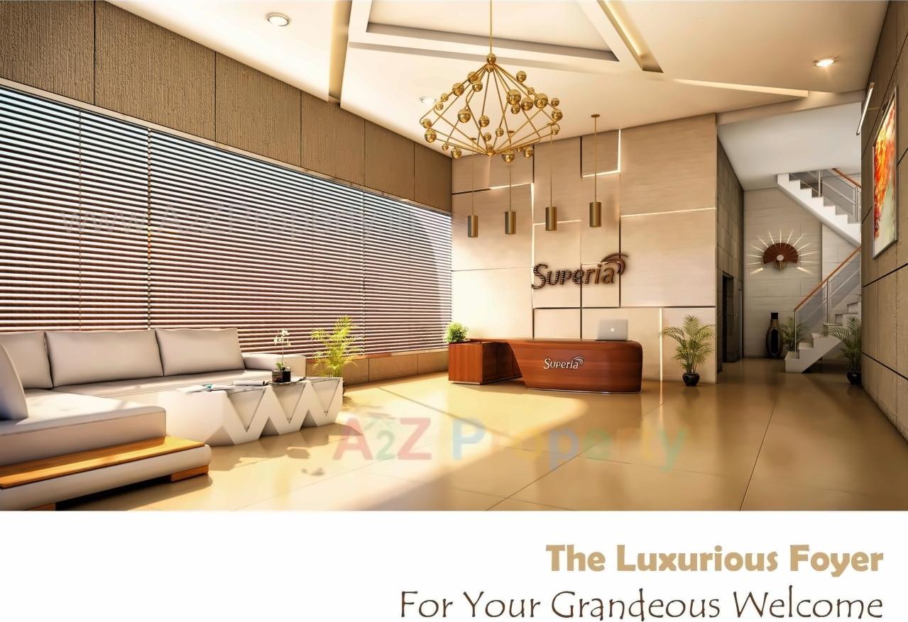 3D Elevation of real estate project Superia located at Althan-south, Surat, Gujarat