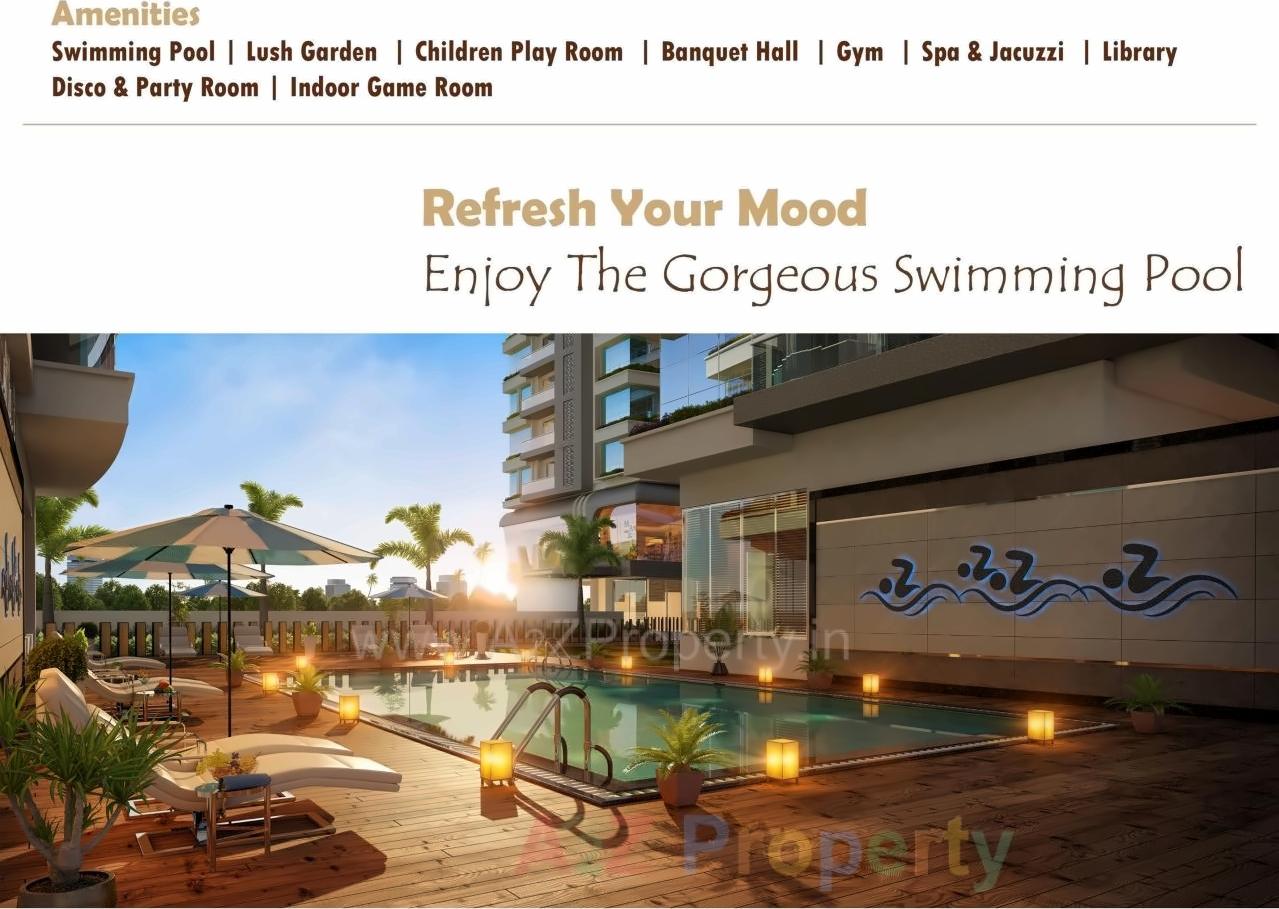 3D Elevation of real estate project Superia located at Althan-south, Surat, Gujarat