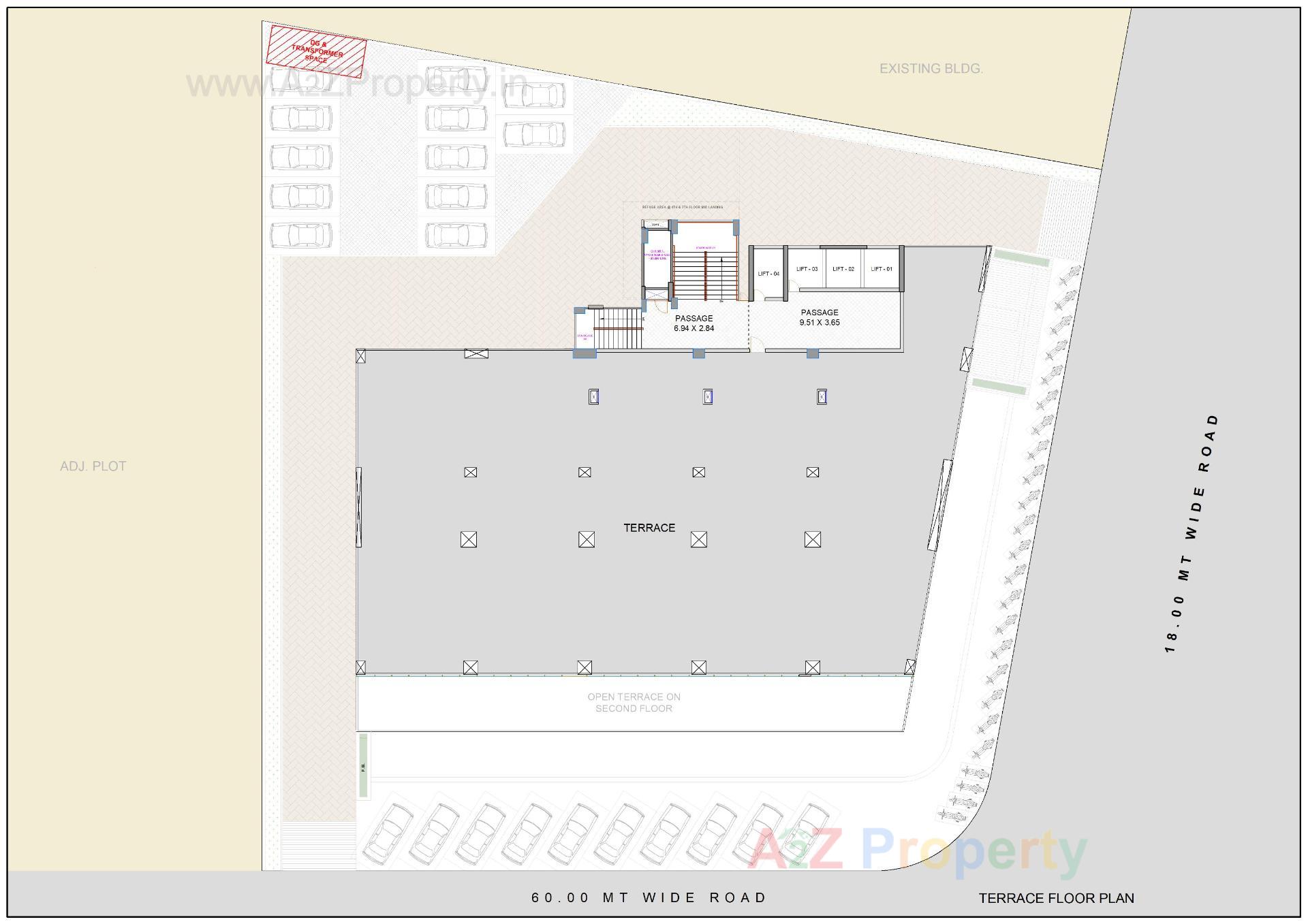 Layout of real estate project Surana Supremus located at Rundh, Surat, Gujarat