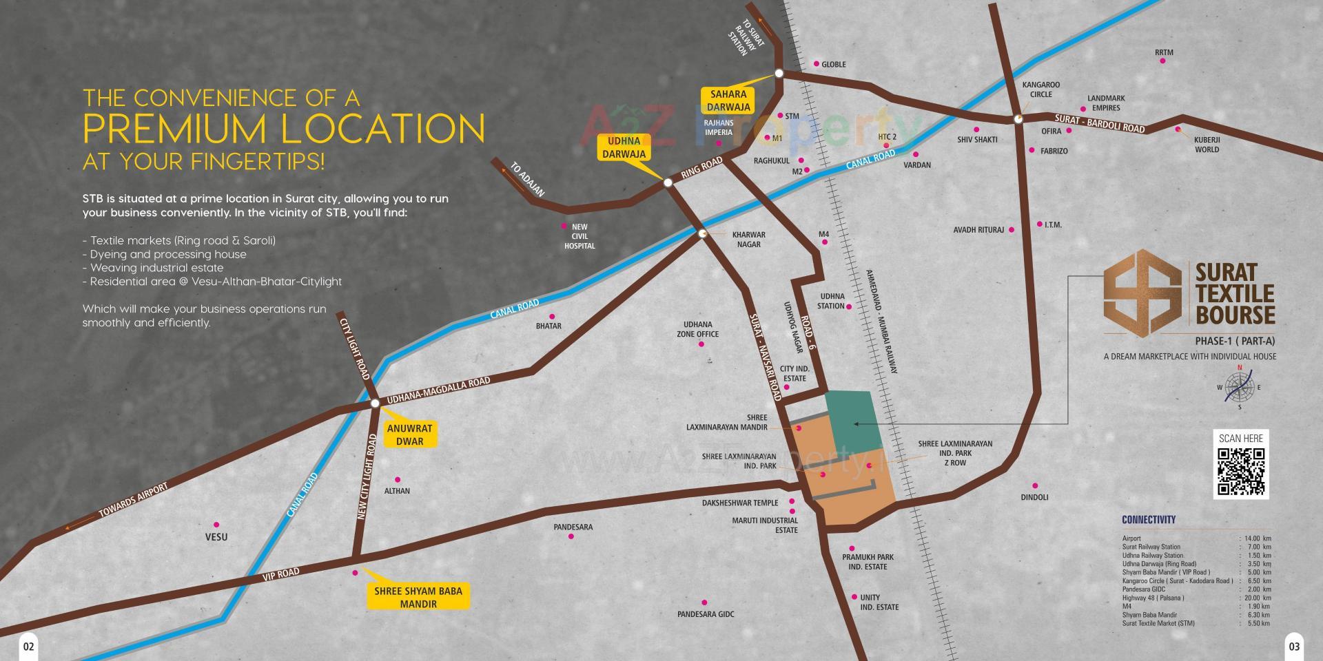  of real estate project Surat Textile Bourse (part A) located at Udhna, Bhedwad, Dindoli, Surat, Gujarat