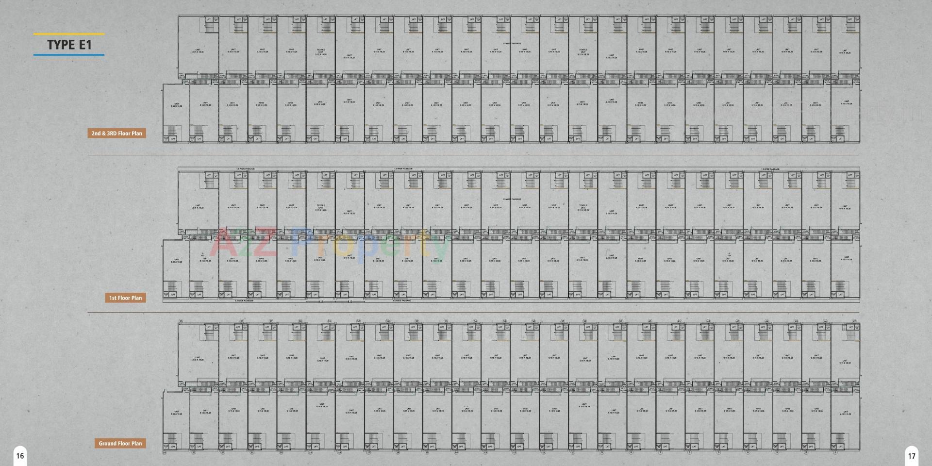 Layout of real estate project Surat Textile Bourse (part A) located at Udhna, Bhedwad, Dindoli, Surat, Gujarat
