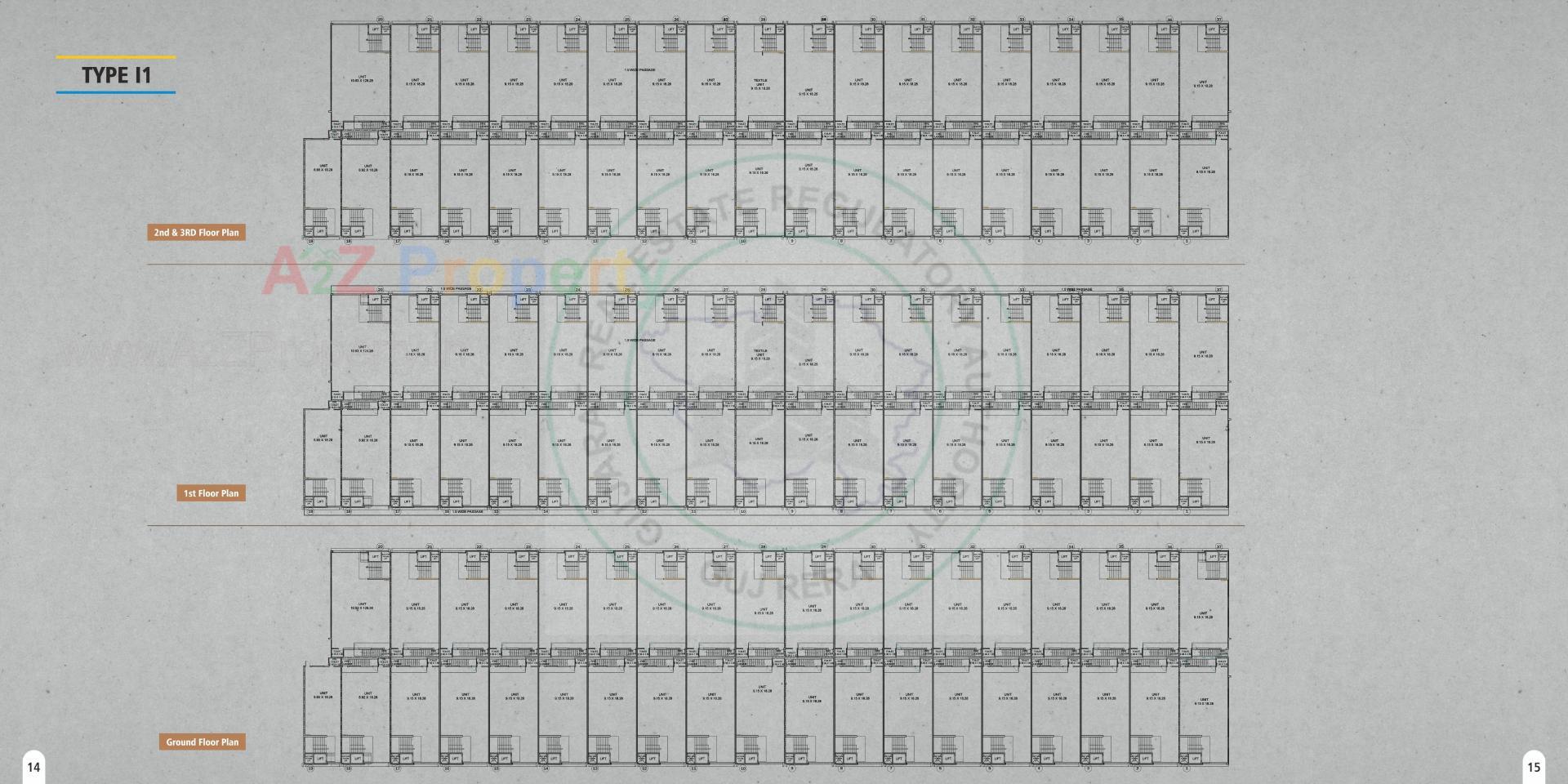 Layout of real estate project Surat Textile Bourse (part B) located at Udhna, Bhedwad, Dindoli, Surat, Gujarat