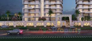 Elevation of real estate project Surya Heritage located at Vesu, Surat, Gujarat