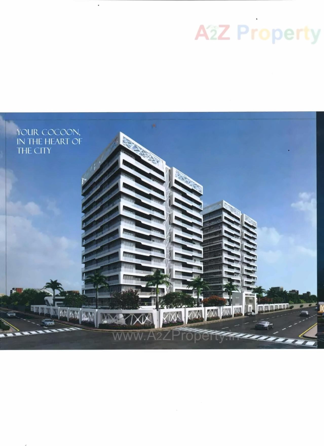 3D Elevation of real estate project Surya Heritage located at Vesu, Surat, Gujarat